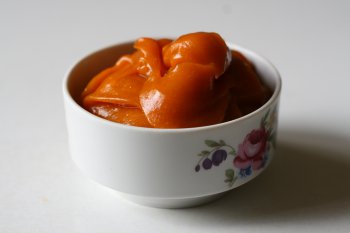 абрикосовый соус сложить в форму