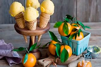 1890. Мороженое лимонное, апельсинное, мандаринное