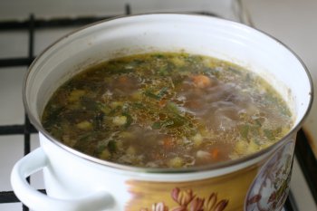 проварить суп 15-20 минут
