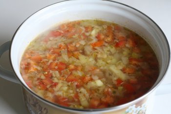 варить суп до готовности
